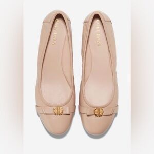 Cole Haan Malta Wedge | Neutral  Brush Leather | Size 7 | NWT